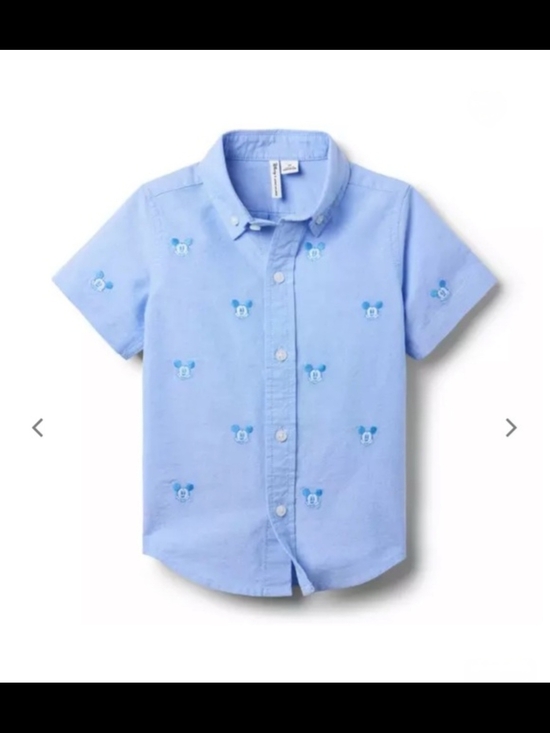 Janie and Jack Other - Janie And Jack Kid Embroidered Mickey Oxford Shirt Size 10